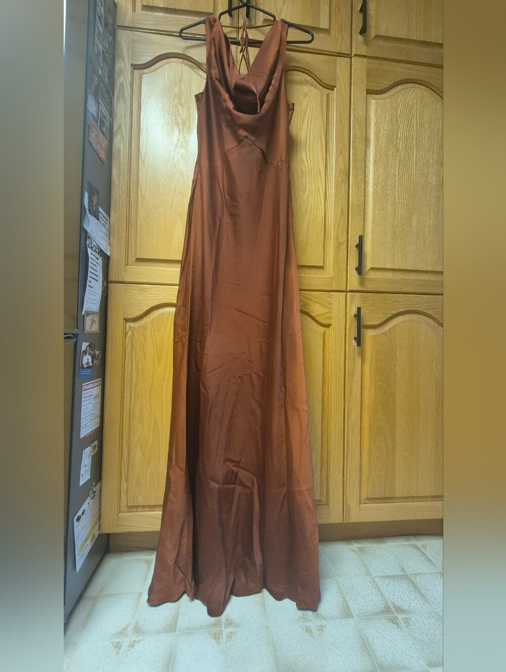 BNWT Birdie Grey Bridal Party Gown "Bonnie Matte " in Auburn XL